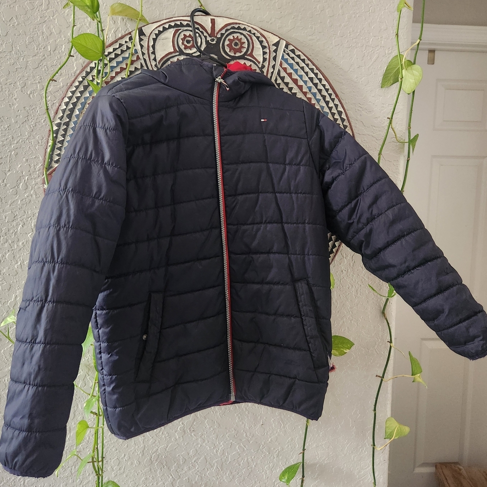 Tommy Hilfiger Men's Dark Blue Puffer Jacket